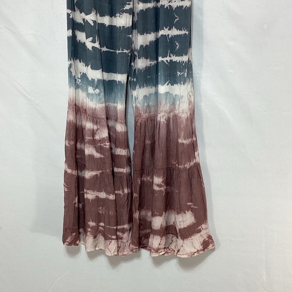 NWT Yak&Yeti large Tie-Dye Flare Pants - Picture 3 of 13